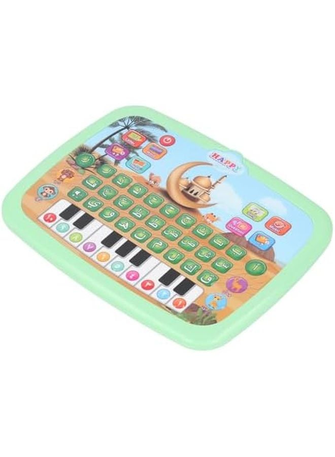 Pssopp Intelligent Arabic Learning Machine Green Interactive Toy with 28 Alphabet Words 10 Learning Books for Kids - Image 5