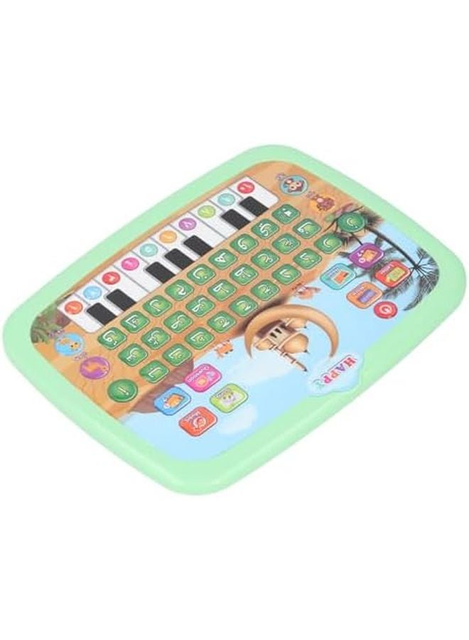 Pssopp Intelligent Arabic Learning Machine Green Interactive Toy with 28 Alphabet Words 10 Learning Books for Kids - Image 4