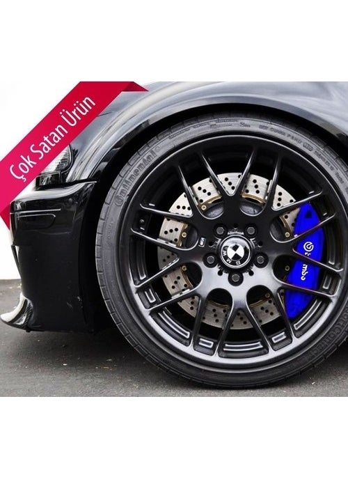 Tiger Marketing - Audi RS5 Compatible Brembo Brake Disc Caliper Cover Blue 4-Piece Oil Hose - Image 1