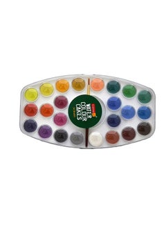 Camlin Camlin Kokuyo Water Color Cake 24 Shade Plastic Box,Multicolor,Pack of 1 