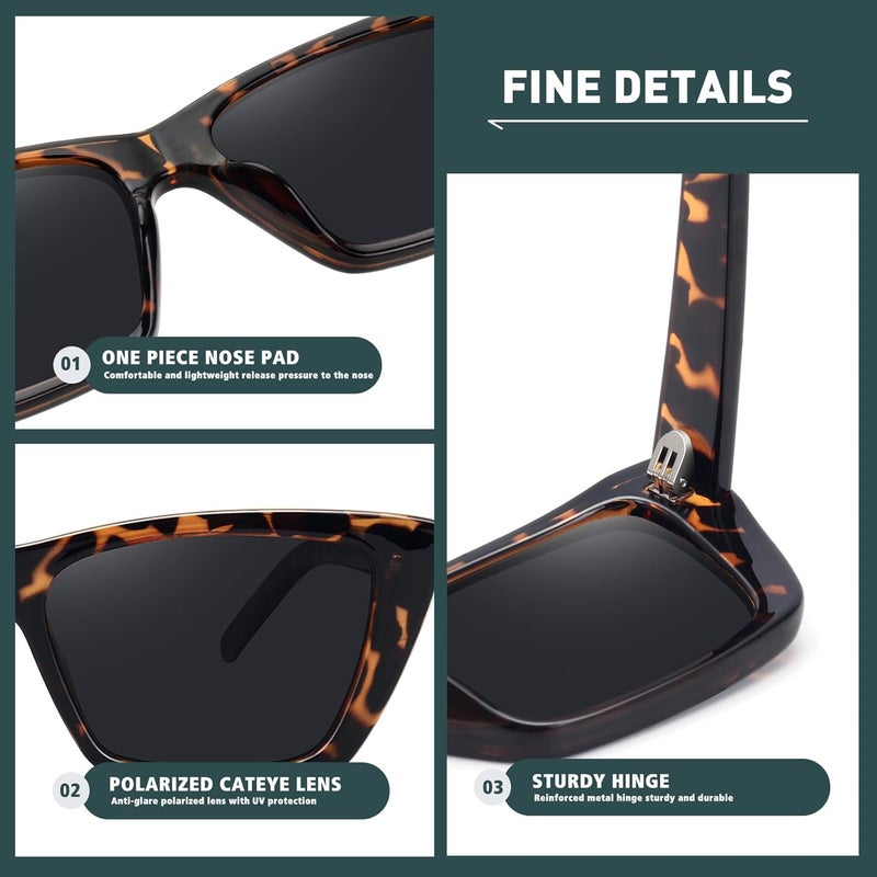 WOWSUN womens 1224 Sunglasses (pack of 1) - Image 3