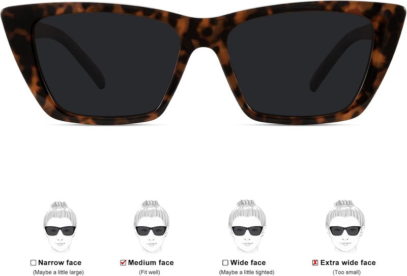 WOWSUN womens 1224 Sunglasses (pack of 1) - Image 4