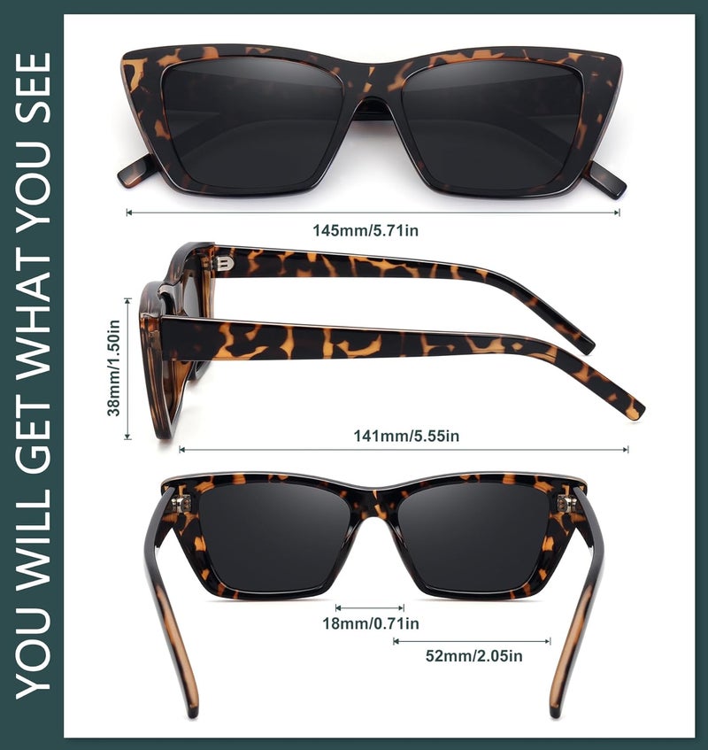 WOWSUN womens 1224 Sunglasses (pack of 1) - Image 5