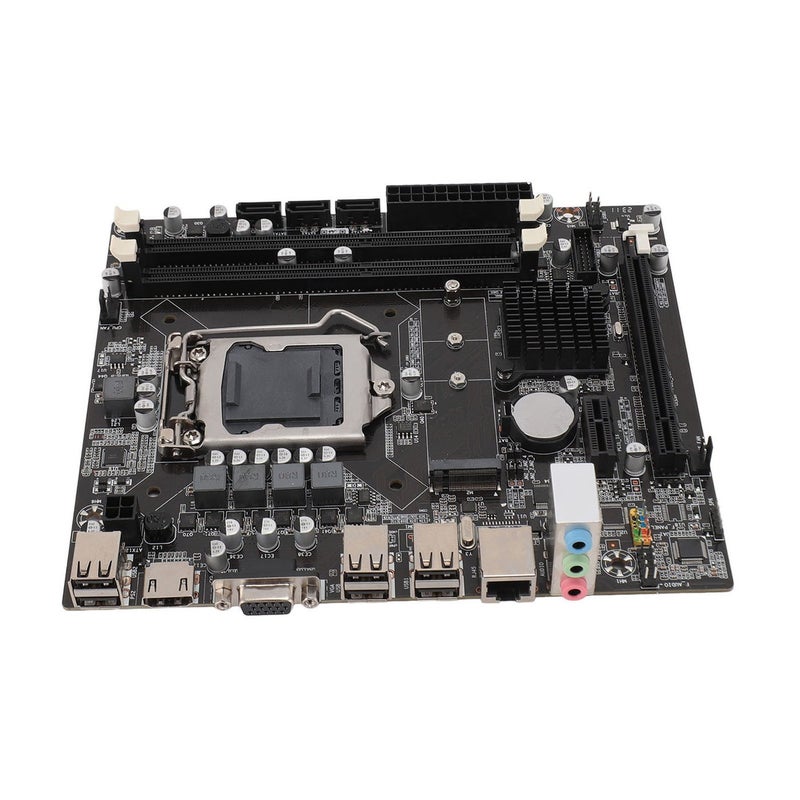 لوحة أم حاسوب H55 احترافية M.2 NGFF LGA 1156 فتحة DDR3 8 قناة ذاكرة 4 مرحلة مزود طاقة لوحة أم للألعاب - Image 4