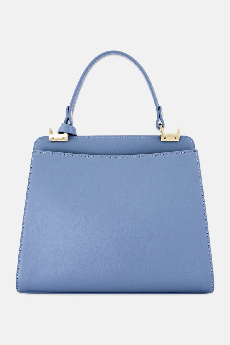 Jason Wu Women Brand Logo Handbag, Dusty Blue - Image 3