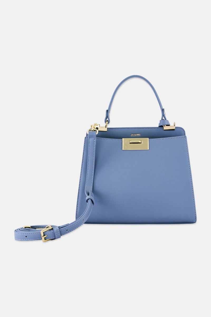 Jason Wu Women Brand Logo Handbag, Dusty Blue - Image 1