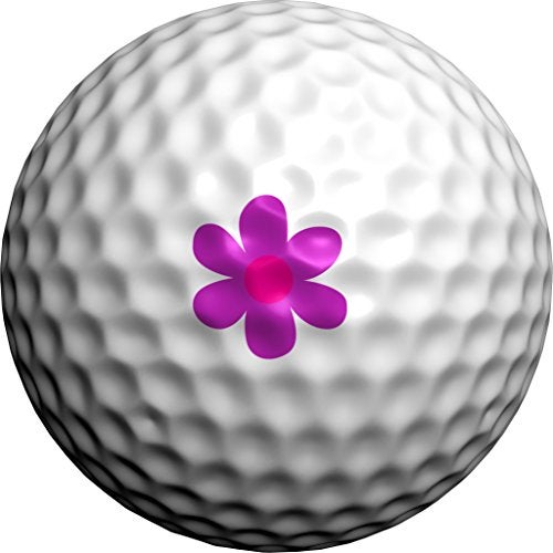 Golfdotz - USGA Rule Conforming Golf Ball Markers, Golf Ball Stickers for Marking Balls, No More Smearing from Stamps, Gifts for Golfers, Dads, and Retirees, (Summer Daisy; 32-Count) - Image 5