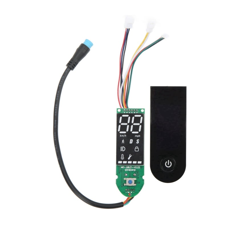 Electric Scooter Dashboard: Metal Waterproof Digital Display - Real-Time Data M365 Dashboard for M365 PRO2 Electric Scooter Replacement Parts - Image 1
