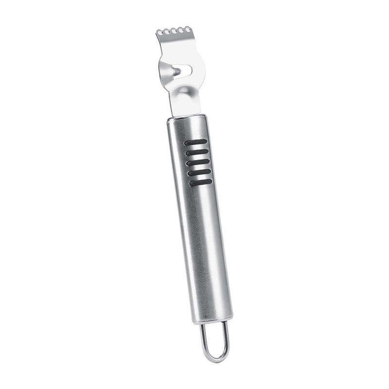 Citrus Peeler: Stainless Steel Head With 5 Sharp Holes, Ergonomic Handle With Hanging Loop - Dishwasher Safe, Durable Kitchen Tool for Home Kitchen Fruit Prep - Image 2