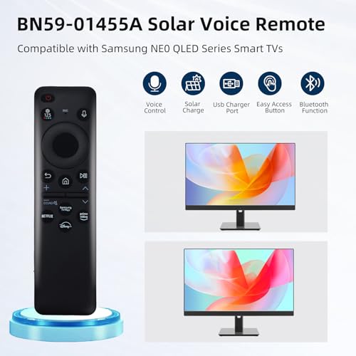 StuyJoab BN59-01455A Voice Remote Control, BN59-01455A Remote Control Compatible with Samsung Smart TV QLED TV Series S95C, LS03D, QN50, QN55, QN60, QN65, QN70, QN80, QN85, QN90 etc - Image 5