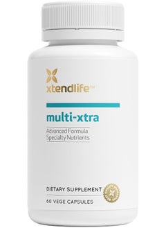 xtendlife Multi-Xtra, Advanced Multivitamin & Mineral Supplement For Women, Men, Children - 42 Bioavailable Vitamins, Minerals, Antioxidants & Herbs For Heart, Energy, Immune Support, 60 Tablets  - Image 1