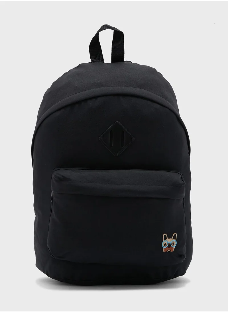 DeFacto Dog Print Backpack