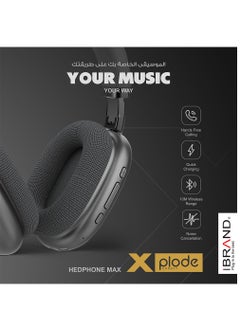 IBRAND Bluetooth Over-Ear Headphone (Black)  - Image 2