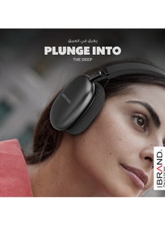 IBRAND Bluetooth Over-Ear Headphone (Black)  - Image 5