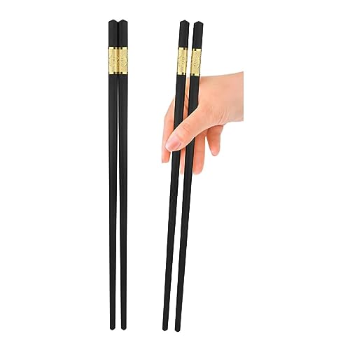 Puthak Eating Wooden Japanese Chopstick (Black Pack of 1 Pair) - Image 1