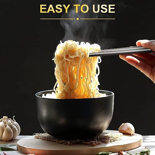 Puthak Eating Wooden Japanese Chopstick (Black Pack of 1 Pair) - Image 3