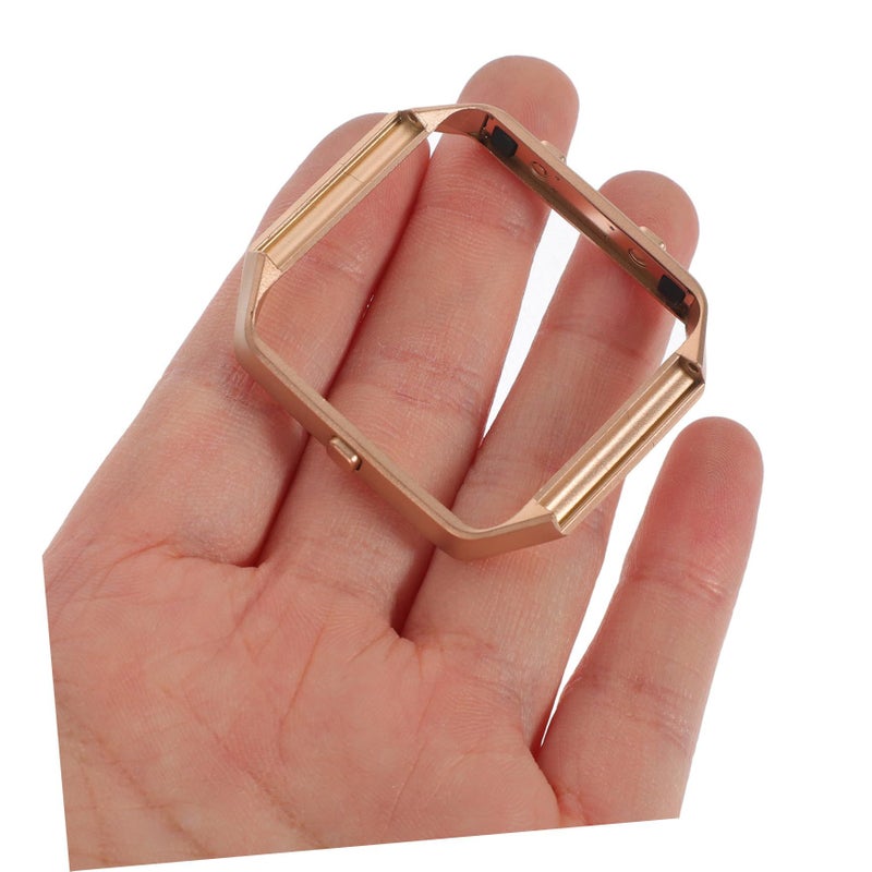 Light Brown Stainless Steel Watch Frame Durable Metal Holder Replacement Case - Image 4