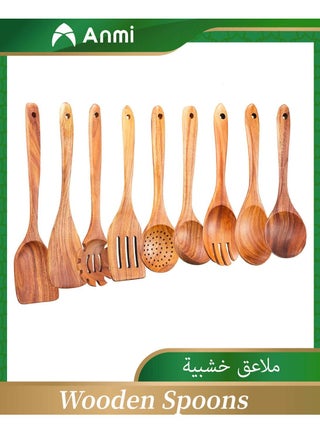 9 مع9 معالق خشبية للطبخالق خشبية للطبخ - pzsku/Z5C75CDD2383BB92DD0DAZ/45/1750213515/b3779ef1-3def-4ba6-b214-c008f994a555
