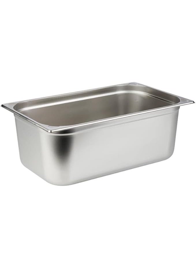 SOFIA REFRIGERATION GN Pan/Tray 1/1 20cm Stainless Steel Food Container Food Warmer, Food Storage, For Catering and Kitchen Use - Image 1