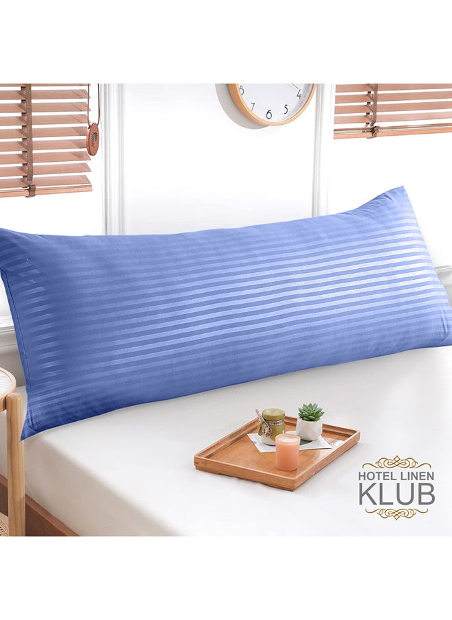 Hotel Linen Klub Hotel Linen Klub Long Body 1Pc Stripe Pillowcase - 100% Microfiber  with envelope closure, Soft and Durable Quality, Size : 45 x 125cm , Lavender  - Image 4