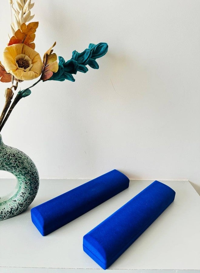 dss Chain Gift Box Velvet Flocked Jewelry is Play, Combo of Chain Box Blue(Combo) (Pack of 2) - Image 3