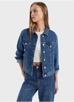 DeFacto Regular Fit Jean Jacket  - Image 1