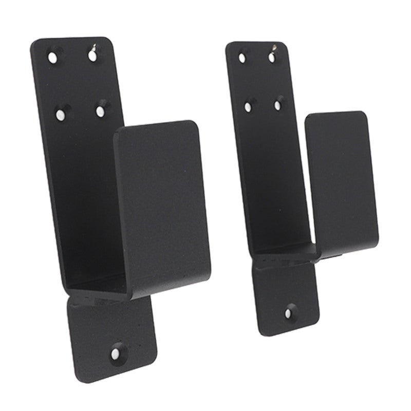 Door Barricade Brackets: 4mm Carbon Steel Powder Coated U Shape - Rust Resistant Security Bar Holder for Home Garage Basement Barn Door Safety - Image 4