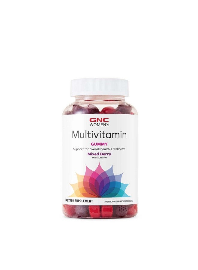 GNC Women's Multivitamin Gummy Supplement | Daily Vitamin | Mixed Berry Flavor | 120 Gummies - Image 1