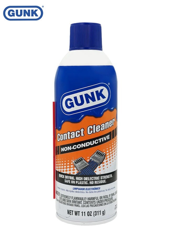 Gunk GUNK Contact Cleaner– Non-Conductive Electrical Cleaner Spray for Electronics, Quick Drying, No Residue, Safe on Plastic - Image 1