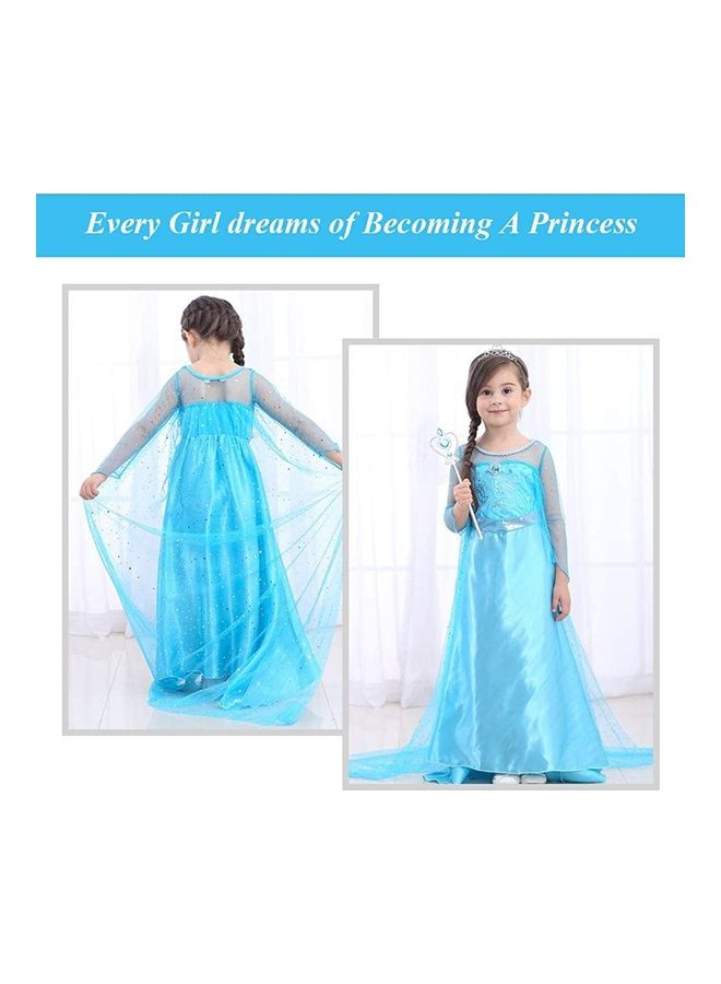 Fairy Tale Princess Costume With Accessory Set 110cm - Image 4