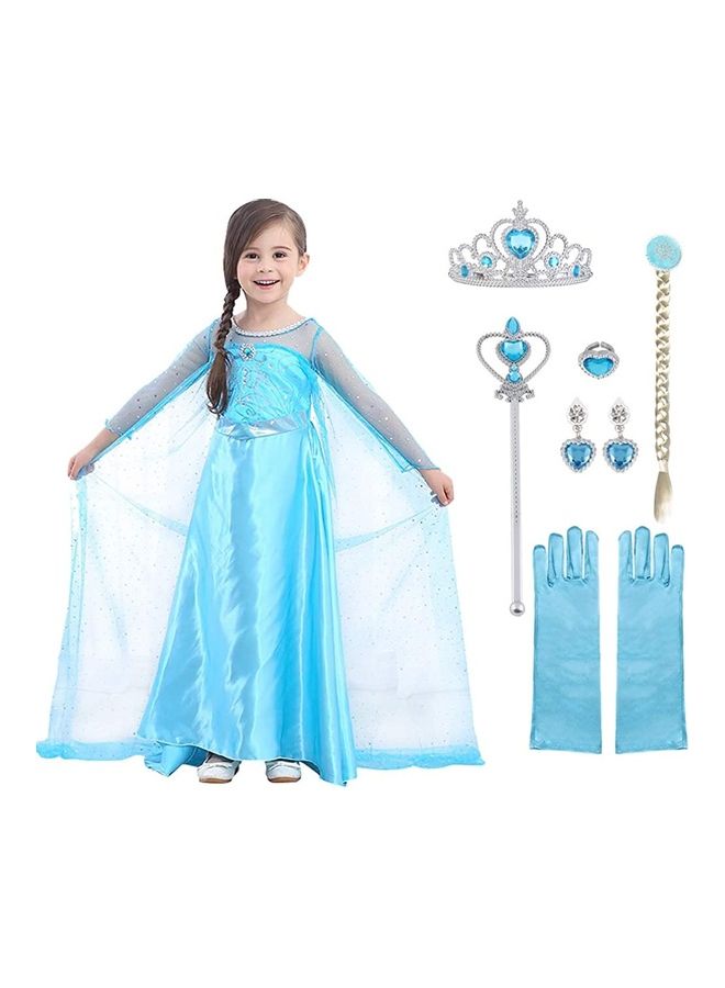 Fairy Tale Princess Costume With Accessory Set 110cm - Image 2
