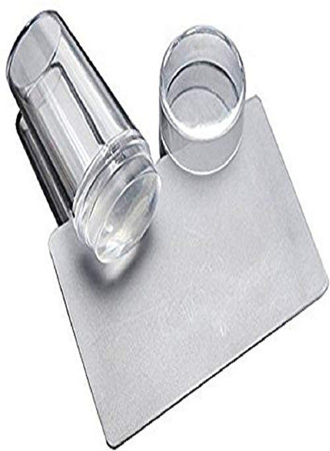 Gugzy Silicone Soft Nail Stamper Scraper Polish Image Paint Stamp Nail Art - Image 1