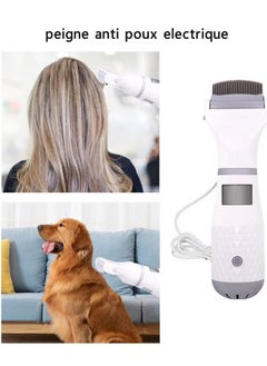 SYOSI SYOSI Electric Anti-Lice Comb - Ergonomic, Safe & Effective Lice Removal for Children & Pets - Professional Hair Filter Tool with Enhanced Features  - Image 4