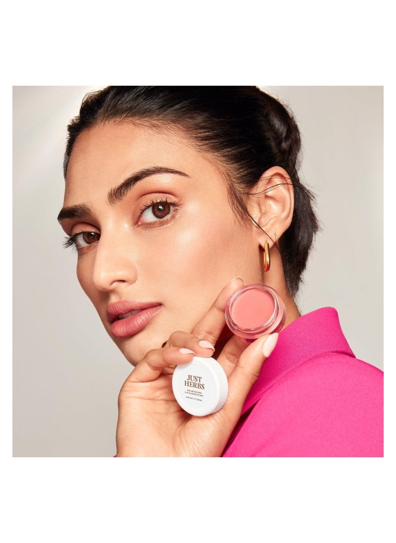 Just Herbs Just Herbs Ayurvedic Natural Lip and Cheek Tint Blush 01 Brick Red Creamy Matte  - Image 2