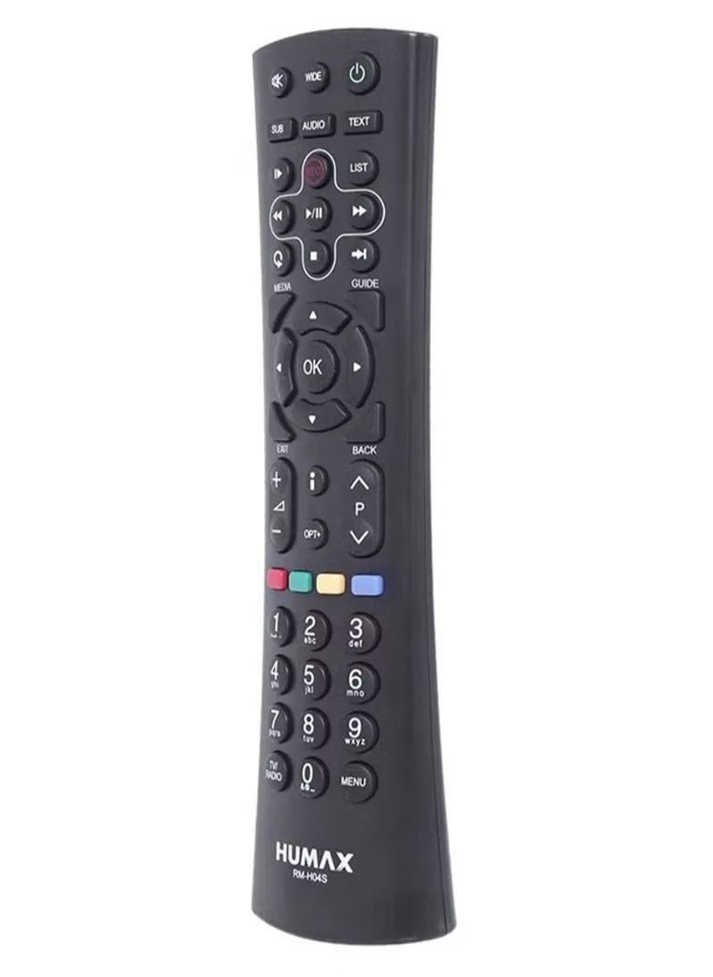Humax Remote Control For Humax Receivers H04S Black 