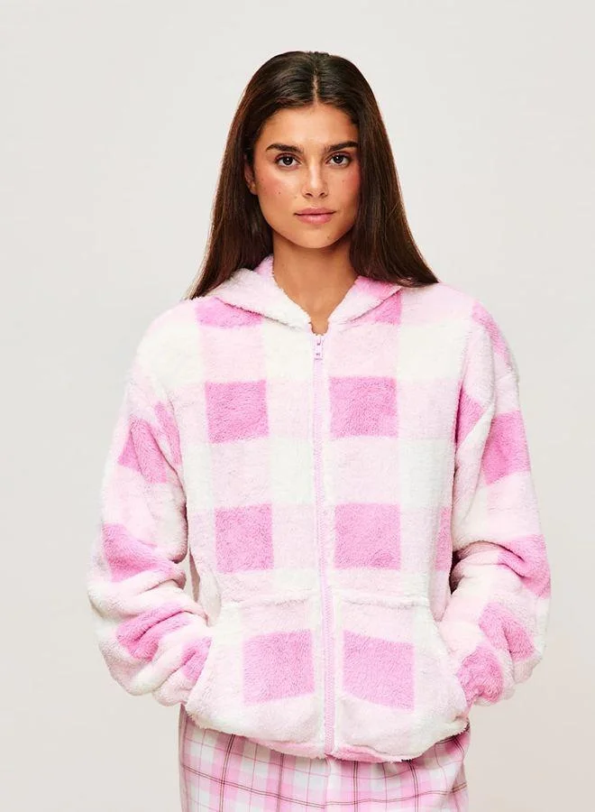 Undiz Hooded fleece jacket