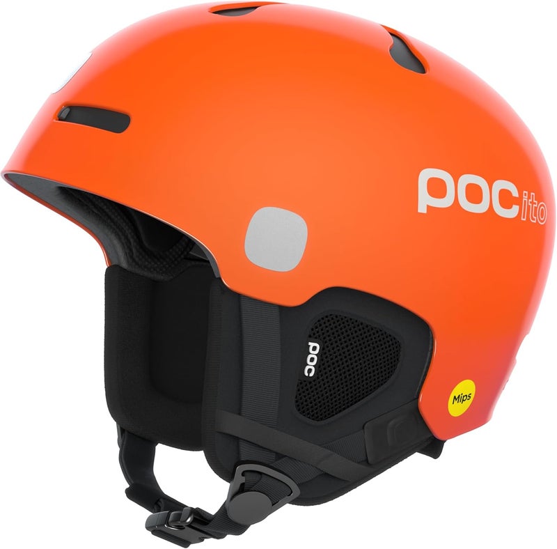 POCito Auric Cut MIPS Ski Helmet for Kids - Fluorescent Orange - Image 1