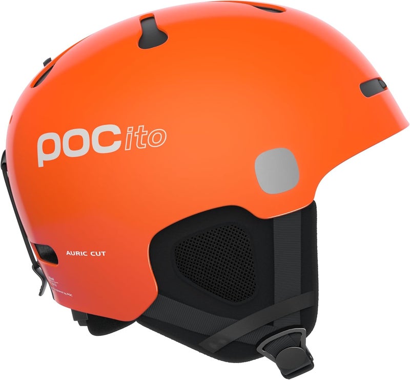 POCito Auric Cut MIPS Ski Helmet for Kids - Fluorescent Orange - Image 3