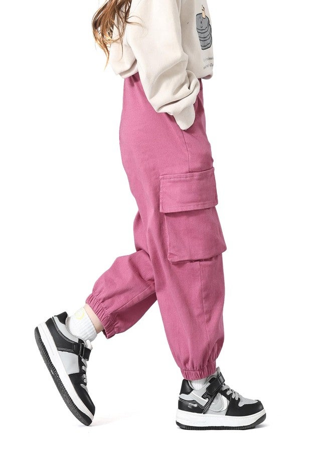 MINI PANDA Toddler Pants Girls&Boys，Stretch Twill Chino Toddler Pants Peach - Image 1