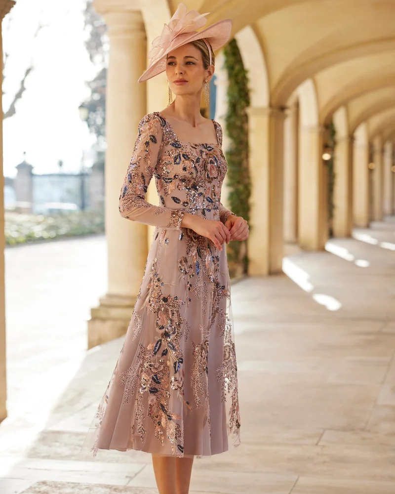 روسا كلارا Couture Club Lace Short Cocktail Dress