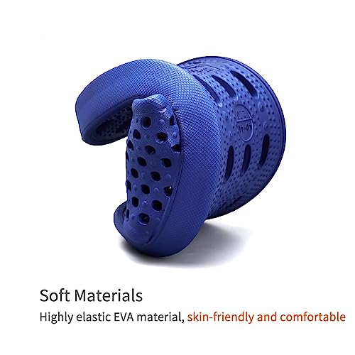 Xomiboe Shower Shoes Men Women Non Slip Bathroom House Slippers College Dorm Room Essentials for Girls Kids Shower Sandals Swimming Water Shoe (Blue,EU42-43) - Image 3