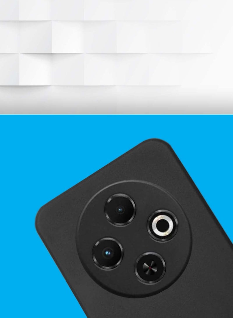 دبليو تيك غطاء الحماية السائل الناعم الفاخر من تكنو سبارك 30 سي 4 جي 2024 - أسود - Image 3