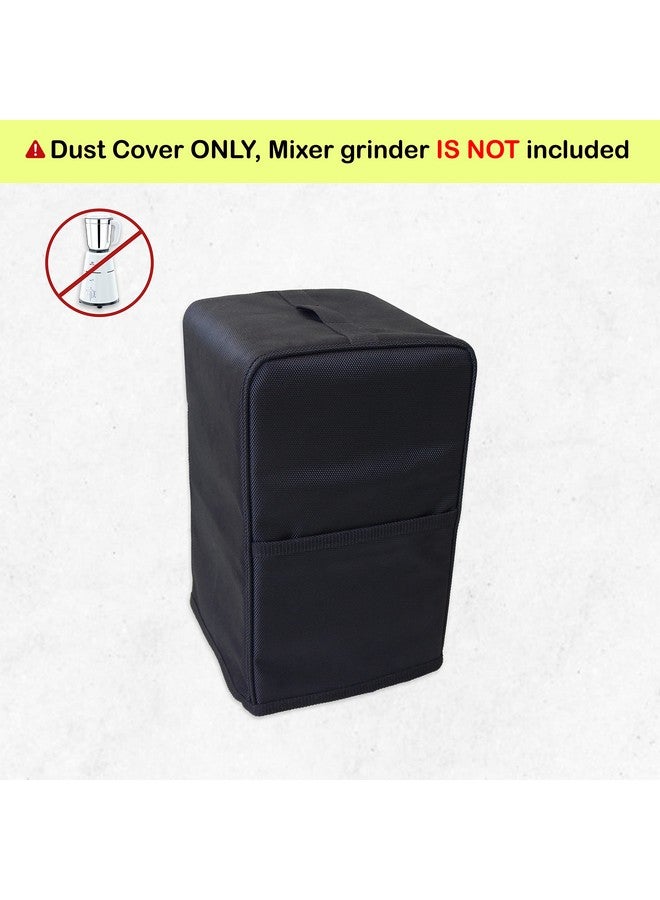 Nabaat Mixer Grinders Waterproof Dust Cover for Kitchen Table Top Medium Standard Size, Black (9”X 9”X 14”) - Image 5