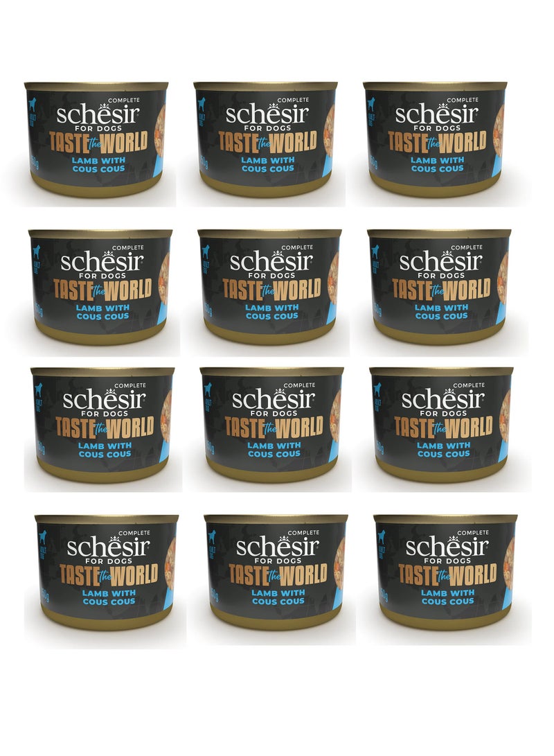 Schesir Taste The World Dog Wholefood - Lamb With Cous Cous 150g - Image 1