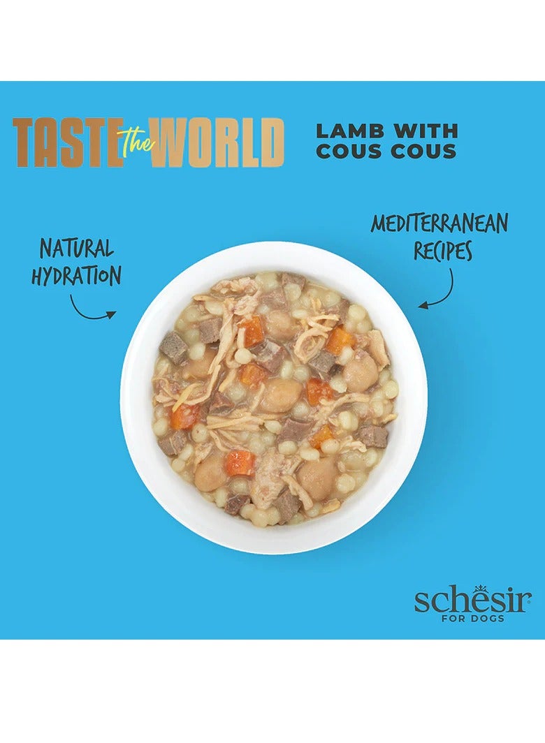 Schesir Taste The World Dog Wholefood - Lamb With Cous Cous 150g - Image 3