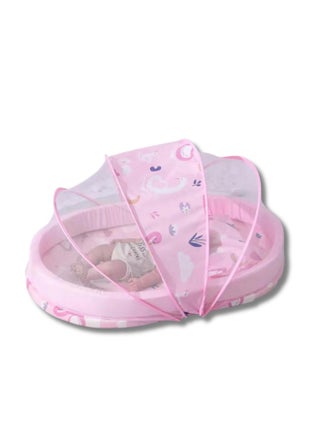 طقم سرير للأطفال مع ناموسية للأولاد قابل للطي وسهل الحمل وأرضية إسفنجية سميكة من القطن ومقاومة للحشرات وسرير للأطفال حديثي الولادة (وردي) - pzsku/Z5C7727BA36CA5711096EZ/45/_/1740230804/8aaa158c-c3ad-43f4-825a-692a873a6d7b