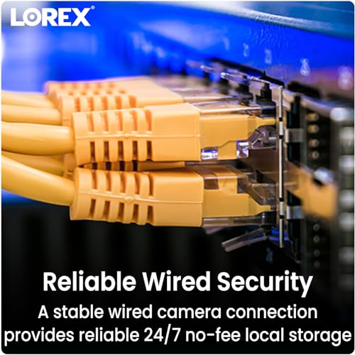 Lorex كاميرا أمان معدنية خارجية 4K IP من لوريكس | إضافة NVR | كشف حركة ذكي | حديث ثنائي الاتجاه | رؤية ليلية ملونة | مقاومة للماء IP67 | تتطلب مسجل - Image 4