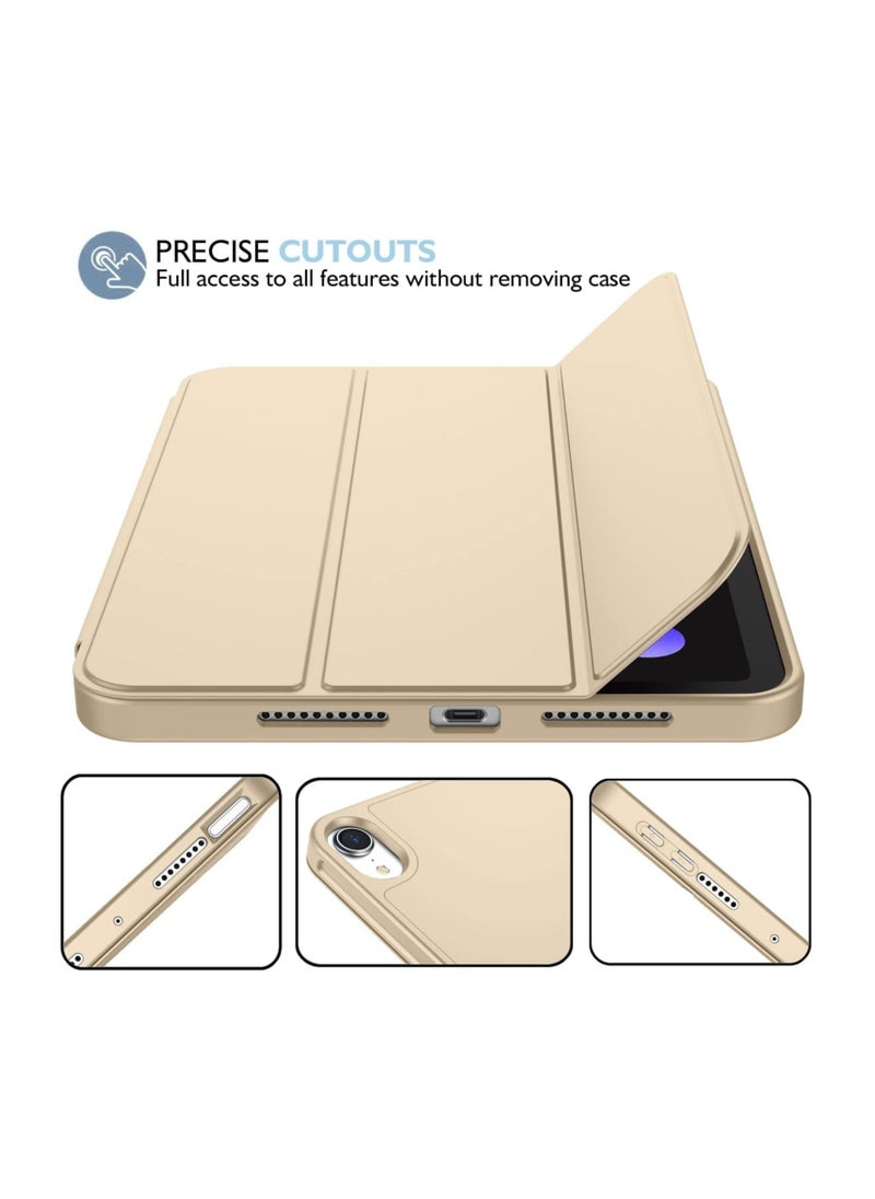 JAJEEK New Smart Case with Pencil Holder Compatible with iPad Mini 7 – Tri-Fold Smart Case with Soft TPU Back, Auto Wake/Sleep, Dustproof & Anti-Fingerprint, Heavy Duty Protection, Ultra-Slim & Lightweight - Image 2