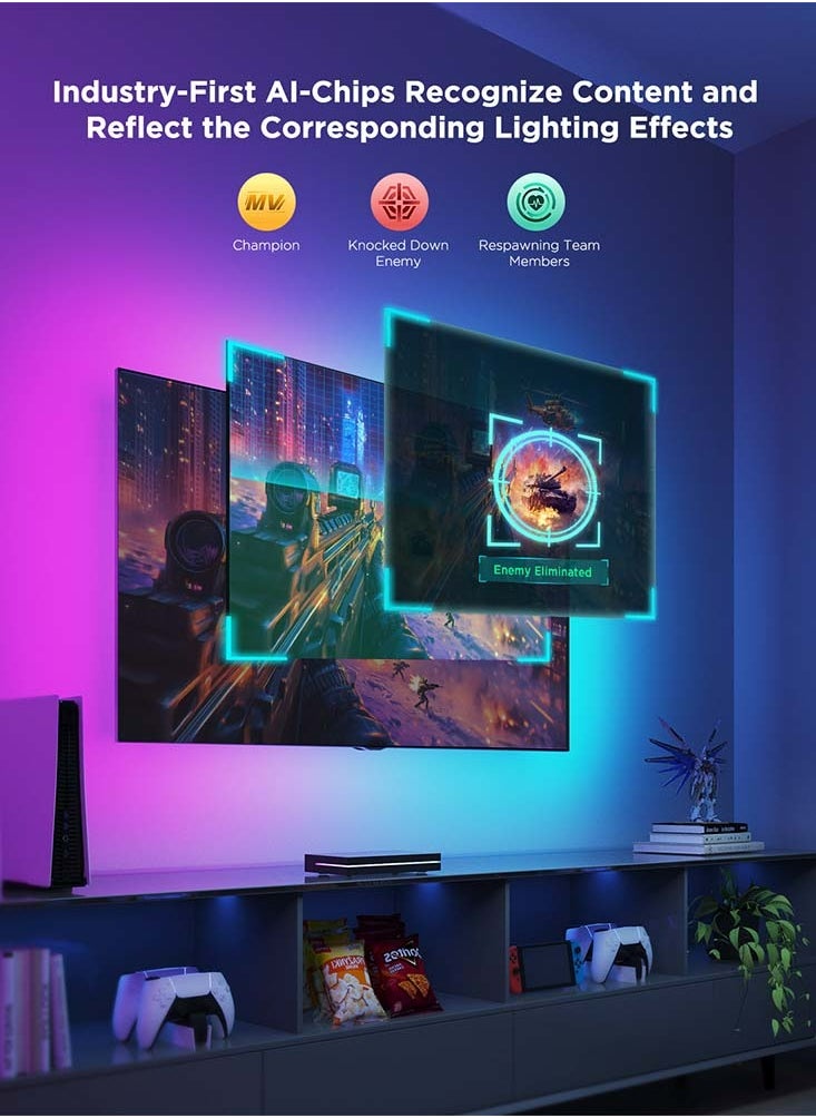 Govee AI Smart Sync Box Kit 8K HDMI 2.1 with strip lights for 55-65"TV Max  - Image 3