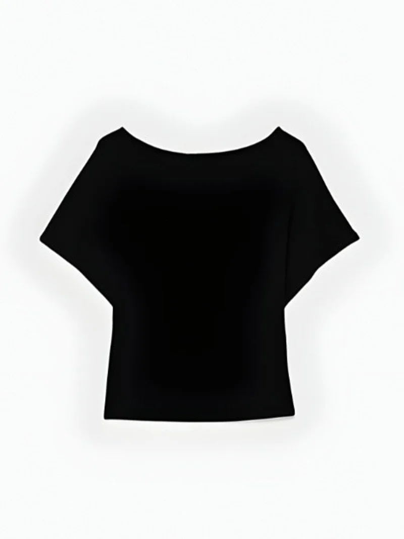 هيكاب Loose Fit Boat Neck T-Shirt